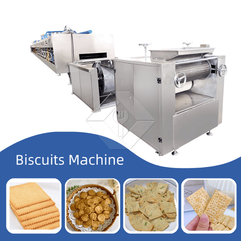 Automatische Keksmaschine | Produktionslinie für knusprige und harte Kekse | Industrielle Keksausrüstung