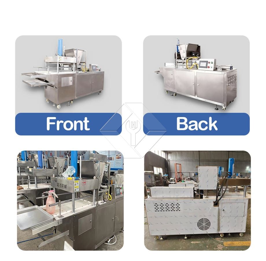 Edelstahl-Reiskuchenmaschine, Zuckerwürfelformmaschine