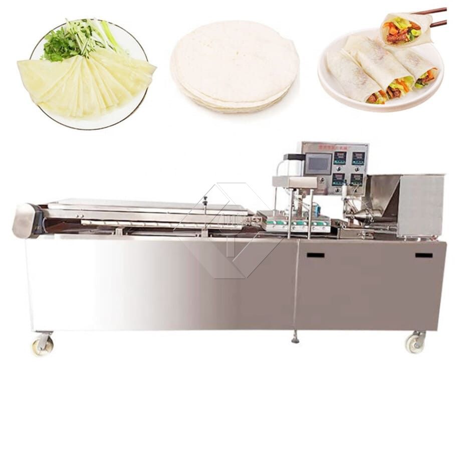 Automatische Pita-Brot-Chapati-Fladenbrot-Pfannkuchen-Roti-Tortilla-Roast-Enten-Pfannkuchen-Lavash-Herstellungsmaschine