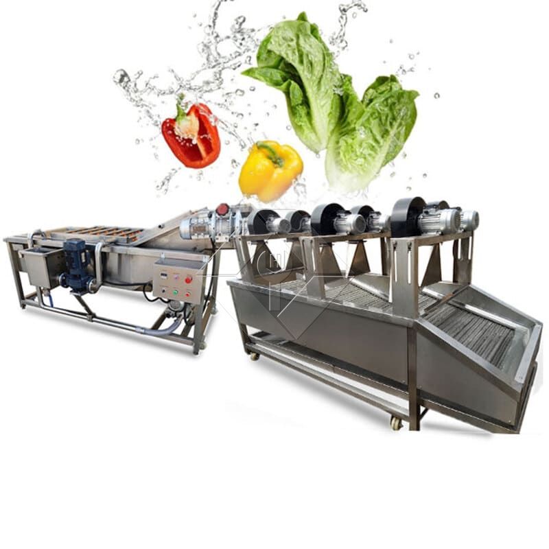 Produktionslinie für Gemüsesalat | Salatverarbeitungsanlage