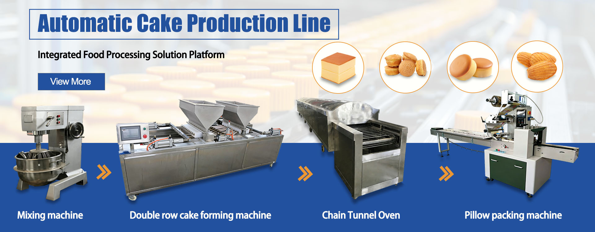 AUTOMATISCHE KUCHENPRODUKTIONSLINIE