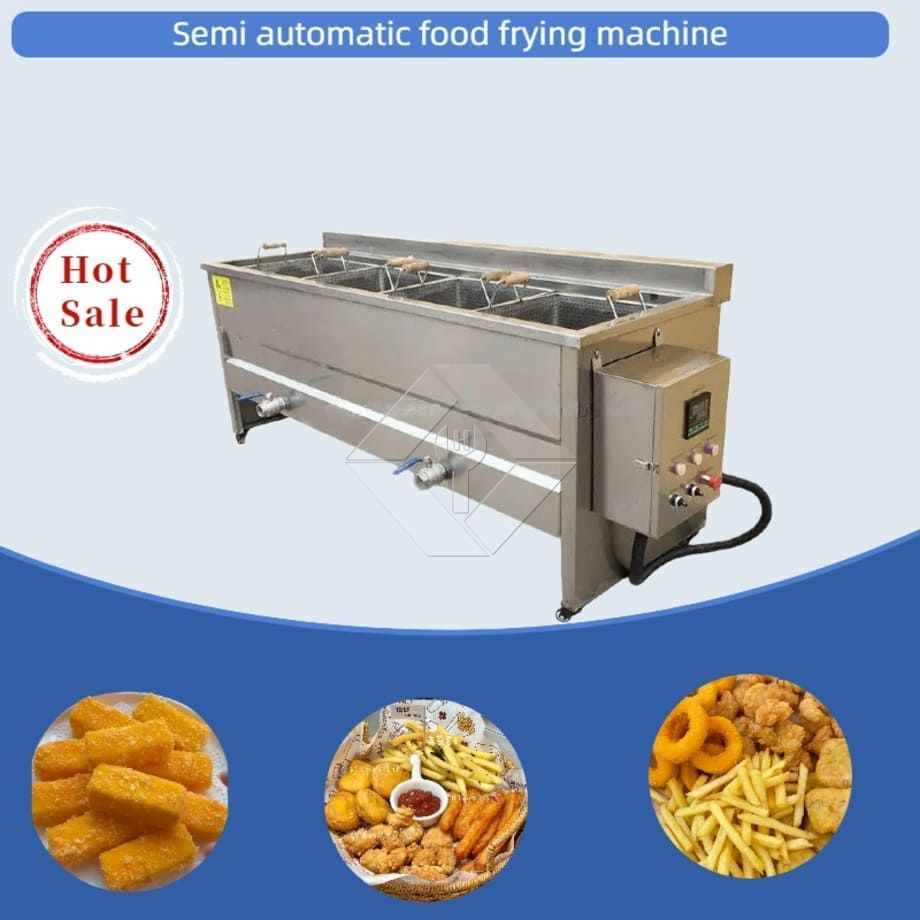 Professionelle Batch-Snacks-Frittiermaschine, manuelle Pommes-Frites-Frittiermaschine, hohe Qualität