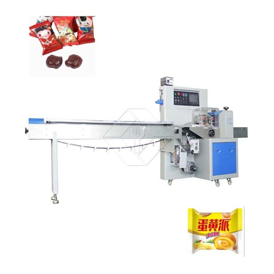 Horizontale Kissen-Räucherstäbchen-Nudeln, die gefrorene Früchte verpacken, Sandwich-Lebensmittelflussverpackungsmaschine