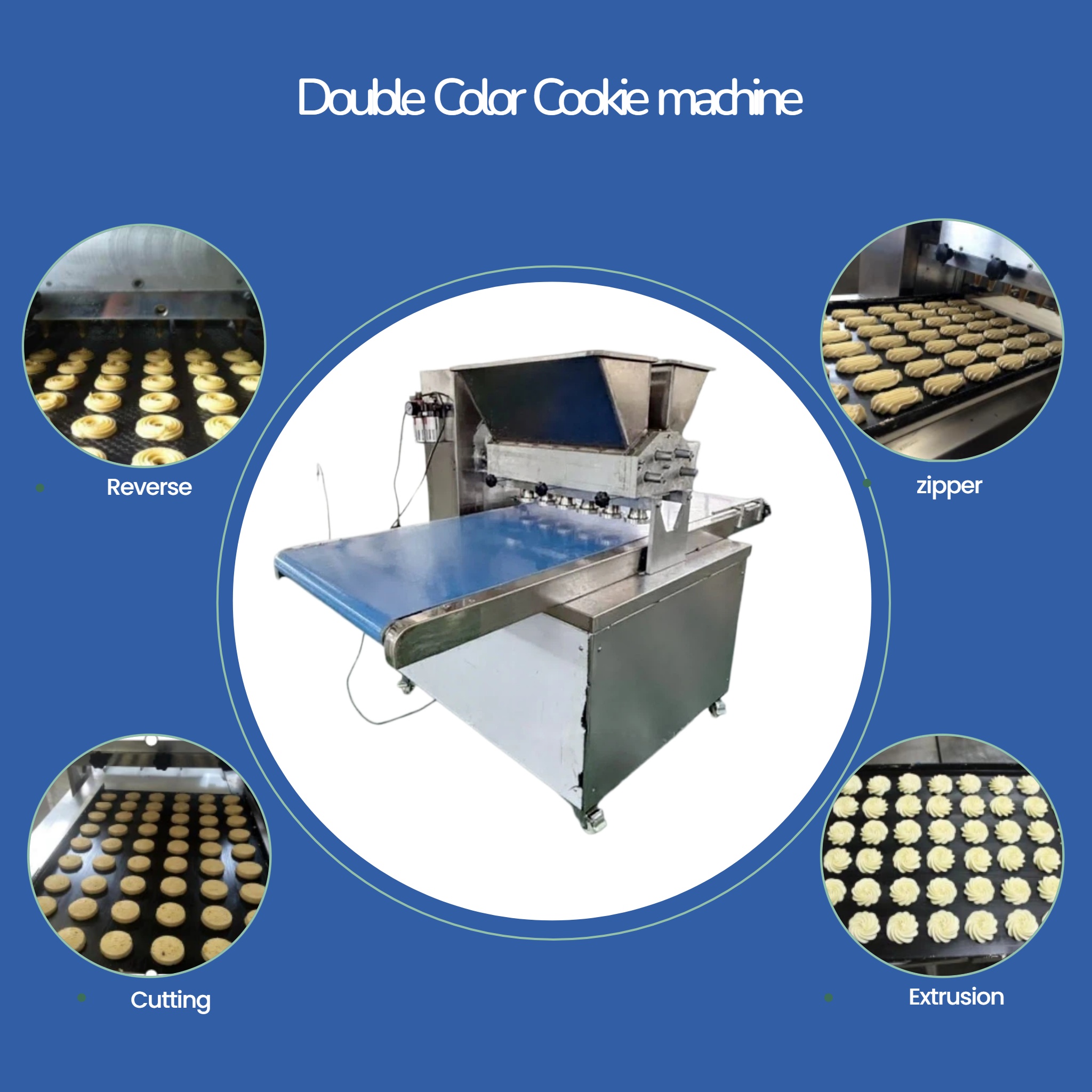 Zweifarbige Kuchen-Fugenmaschine