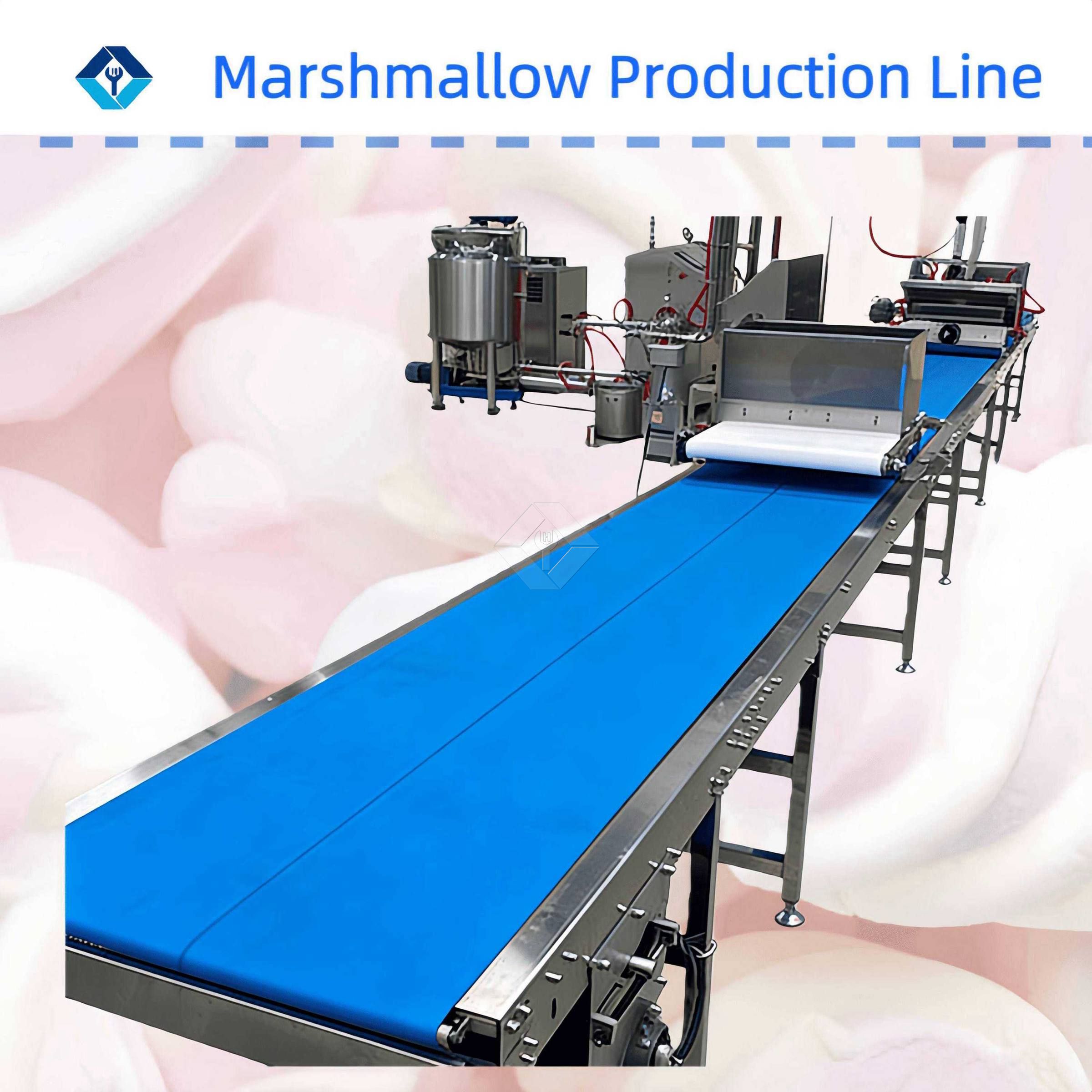 Energiesparende und kosteneffiziente Marshmallow-Produktionslinie für die Süßwarenherstellung