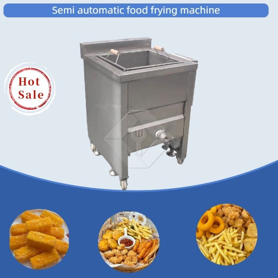 Professionelle Batch-Typ-Snacks-Frittiermaschine, manuelle Pommes-Frites-Frittiermaschine, hohe Qualität