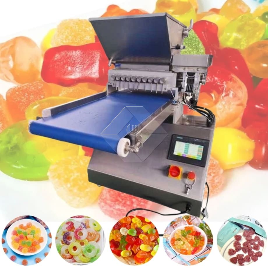 Bear Jelly Candy Chocolate Automatische Desktop-Mini-Desktop-Vitamin-Gummi-Einleger-Produktionsform-Herstellungsmaschine