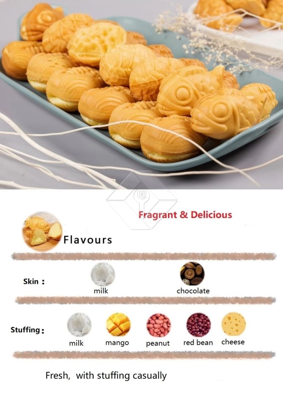 Vollautomatische Taiyaki-Kuchenmaschine Vollautomatische Taiyaki-Kuchenmaschine