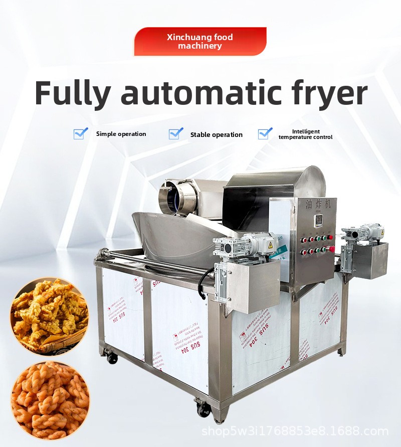 Lieferant für automatisch gebratene Snack-Donuts, Kartoffelchips, gebratene Hähnchenfritteusen