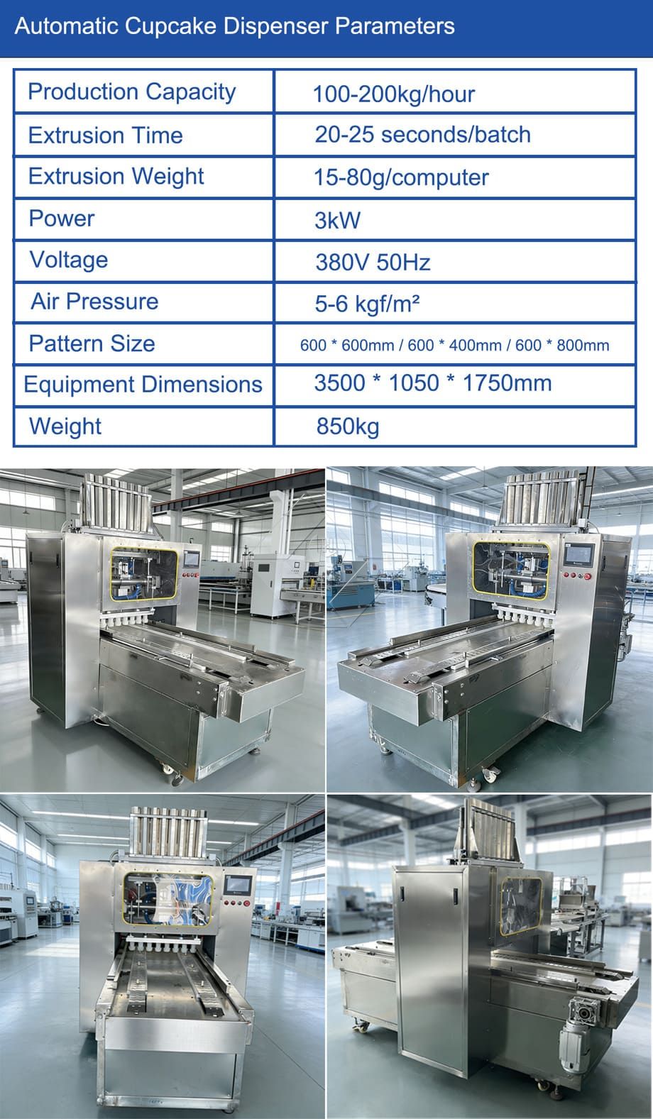 Automatische Muffin-Produktionslinie zum Fabrikpreis, industrielle Mini-Cupcake-Herstellungsmaschine zum Einlegen von Cupcake-Papieren