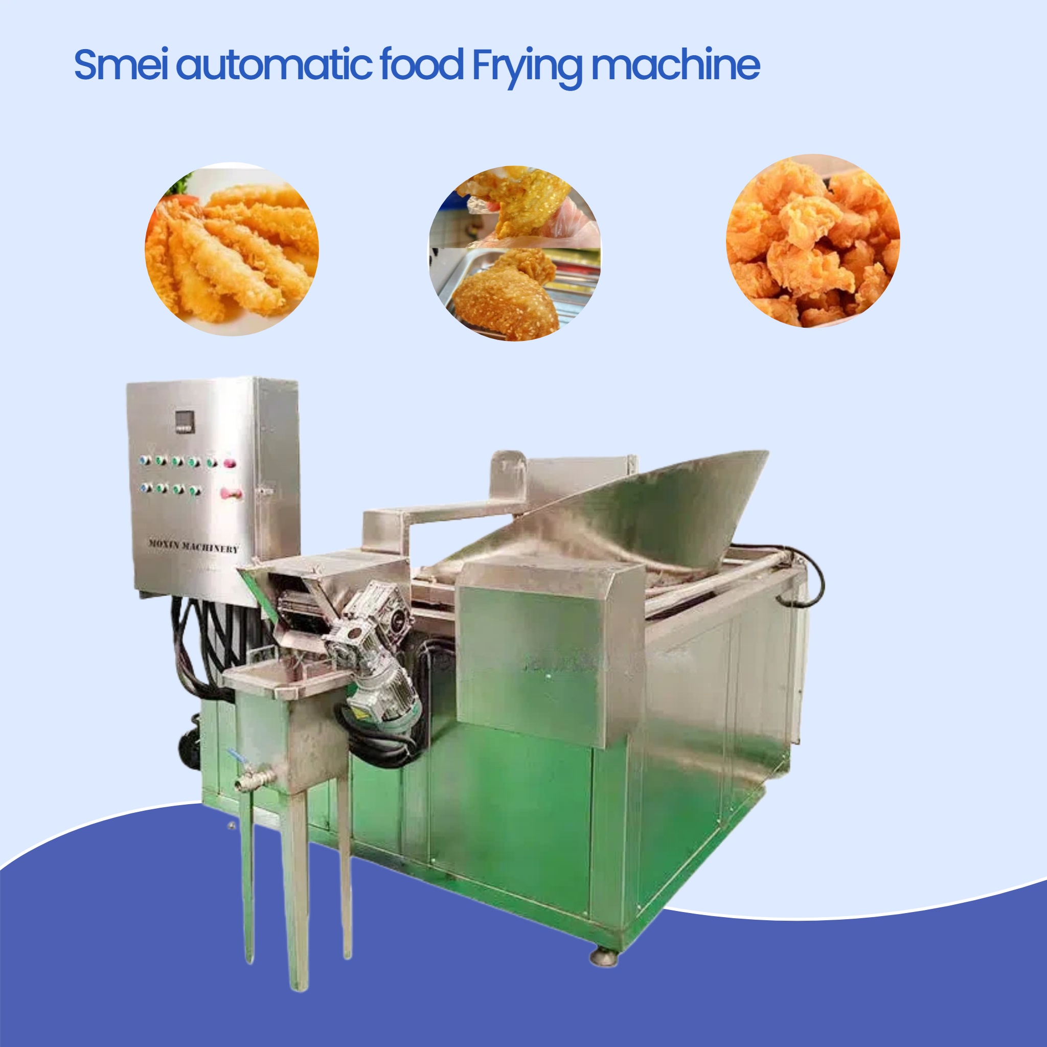 Lieferant für automatisch gebratene Snack-Donuts, Kartoffelchips, gebratene Hähnchenfritteusen
