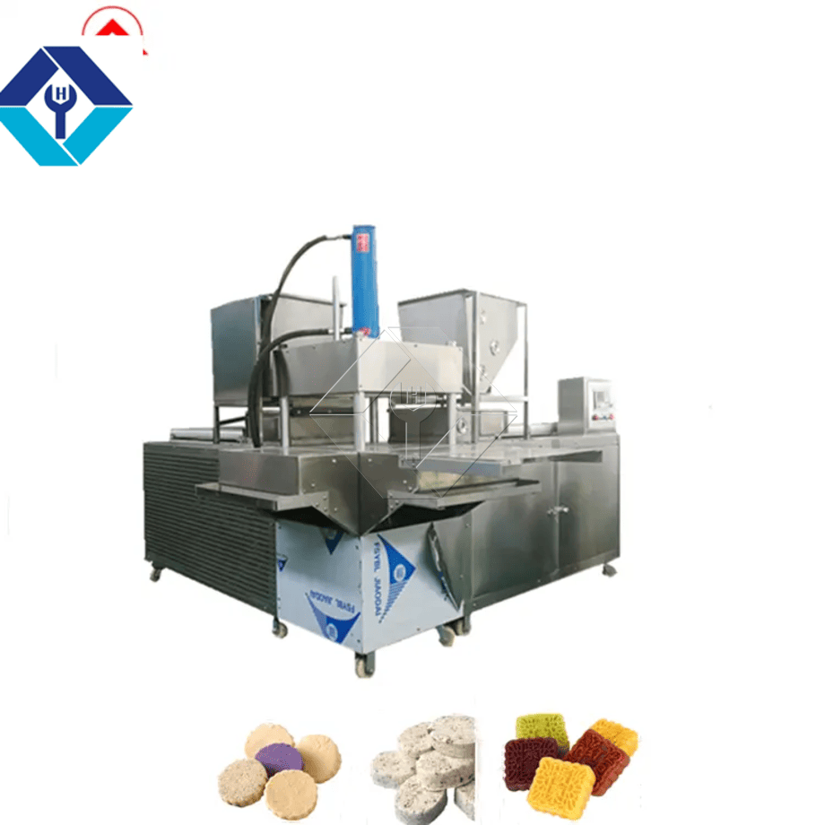 Edelstahl-Reiskuchen-Maschine, Zuckerwürfelformmaschine, braune Würfelzuckerpresse, die Maschine herstellt