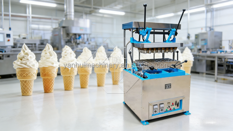Monaka Taco Choco Shell Back-Eiswaffel-Kegel-Eierablagemaschine