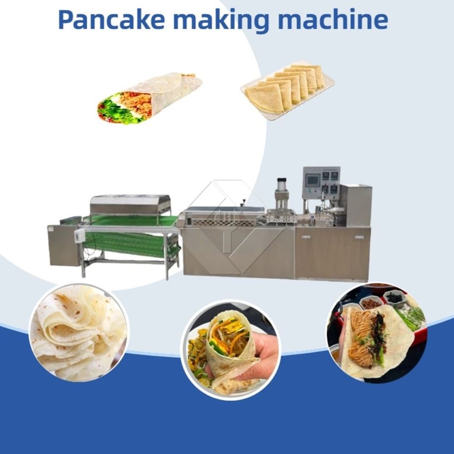 Automatische Pita-Brot-Chapati-Fladenbrot-Pfannkuchen-Roti-Tortilla-Roast-Enten-Pfannkuchen-Lavash-Herstellungsmaschine