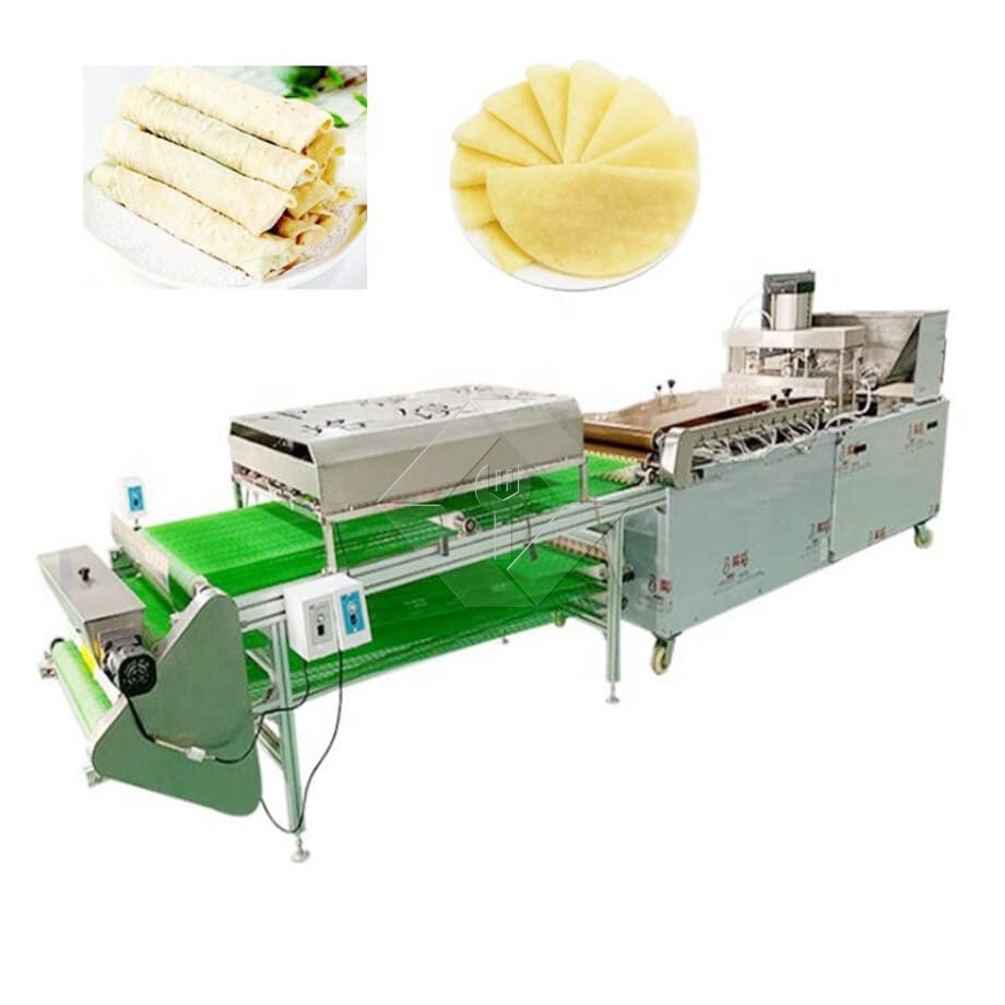 Automatische Pita-Brot-Chapati-Fladenbrot-Pfannkuchen-Roti-Tortilla-Roast-Enten-Pfannkuchen-Lavash-Herstellungsmaschine