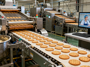 Die Produktionslinie für Pfirsich-Crisp-Kekse wurde erfolgreich verkauft und verhalf damit traditionellen Backwaren zum Eintritt in eine neue Ära der automatisierten Produktion