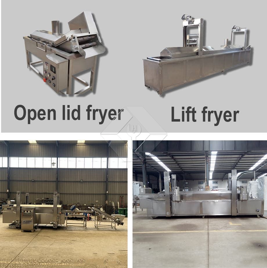 Elektrische Hähnchenfritteuse, Hähnchenfritteuse, automatische kontinuierliche Fritteuse, Hamburger-Frittiermaschine mit Förderband Elektrische Hähnchenfritteuse, Hähnchenfritteuse, automatische kontinuierliche Fritteuse, Hamburger-Frittiermaschine mit Förderband