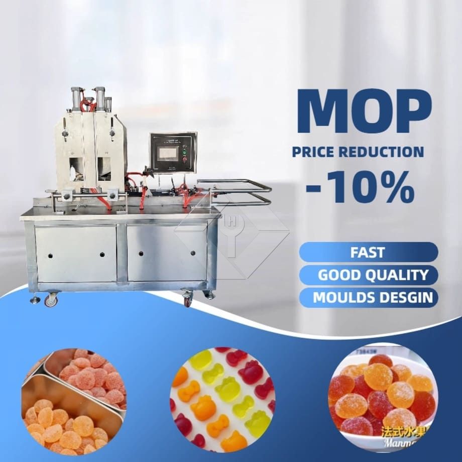 Kleine Gummibärchen-Herstellungsmaschine Gelee-Gummibärchen-Maschinen Kleine Gelee-Bonbon-Produktionsmaschine