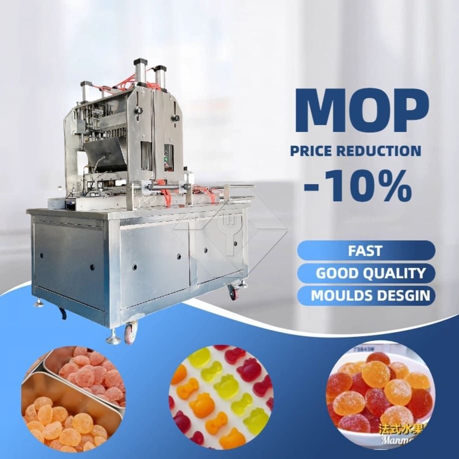 Kleine Gummibärchen-Herstellungsmaschine Gelee-Gummibärchen-Maschinen Kleine Gelee-Bonbon-Produktionsmaschine