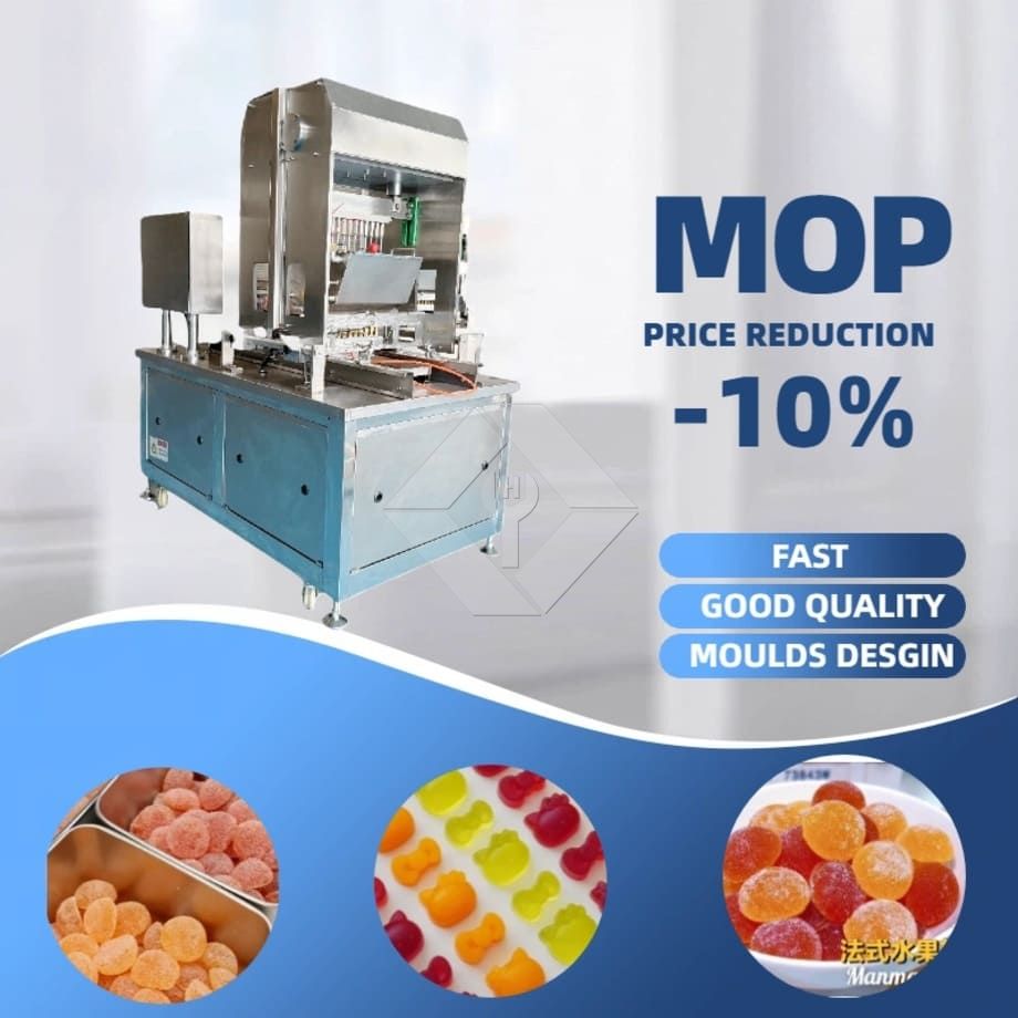 Kleine Gummibärchen-Herstellungsmaschine Gelee-Gummibärchen-Maschinen Kleine Gelee-Bonbon-Produktionsmaschine