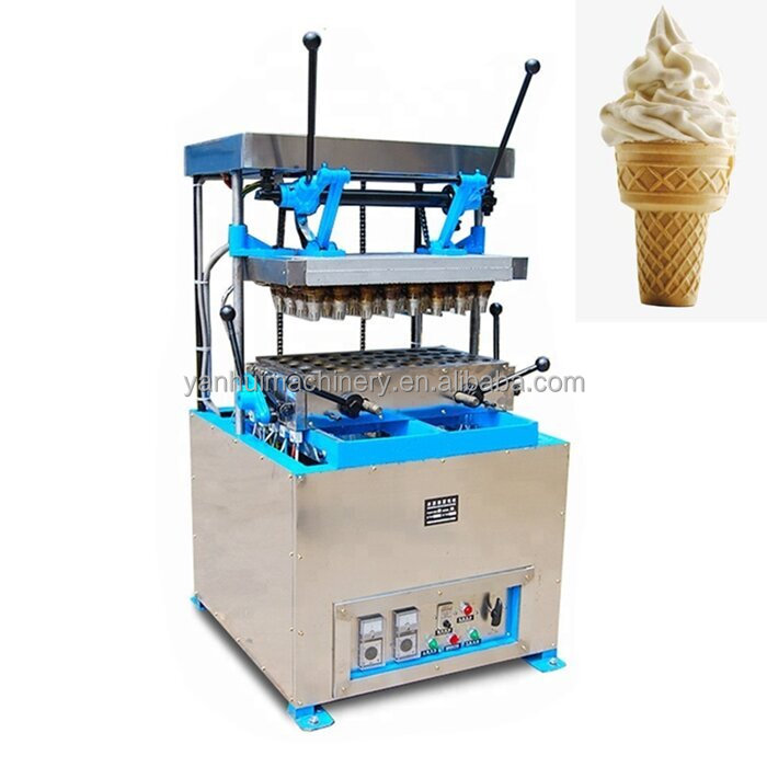 Monaka Taco Choco Shell Backen Eis Waffel Kegel Eierablage Maschine