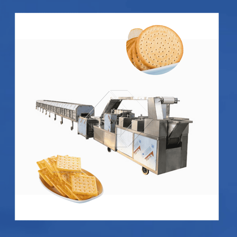 Automatische Keksmaschine | Produktionslinie für knusprige und harte Kekse | Industrielle Keksausrüstung