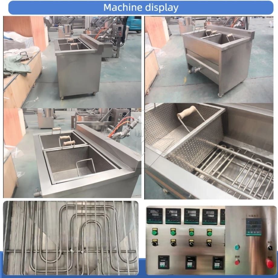 Professionelle Batch-Typ-Snacks-Frittiermaschine, manuelle Pommes-Frites-Frittiermaschine, hohe Qualität