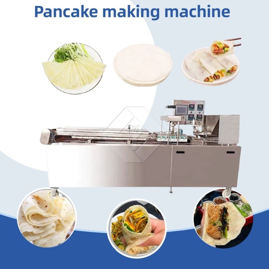 Automatische Pita-Brot-Chapati-Fladenbrot-Pfannkuchen-Roti-Tortilla-Roast-Enten-Pfannkuchen-Lavash-Herstellungsmaschine