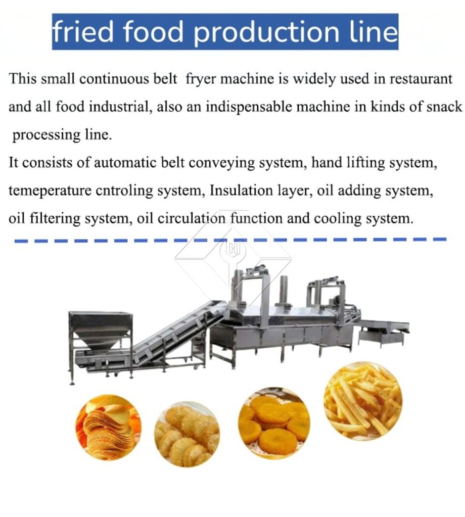 Elektrische Hähnchenfritteuse, Hähnchenfritteuse, automatische kontinuierliche Fritteuse, Hamburger-Frittiermaschine mit Förderband Elektrische Hähnchenfritteuse, Hähnchenfritteuse, automatische kontinuierliche Fritteuse, Hamburger-Frittiermaschine mit Förderband