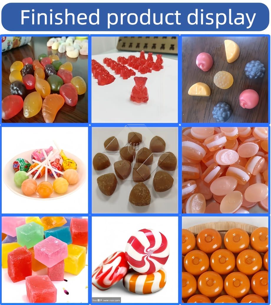 Gelee-Gummibonbon-Herstellungsmaschine Automatische Hartbonbon-Stick-Herstellungsmaschine Lutscher-Süßigkeits-Produktionslinie Gelee-Gummibonbon-Herstellungsmaschine Automatische Hartbonbon-Stick-Herstellungsmaschine Lutscher-Süßigkeits-Produktionslinie