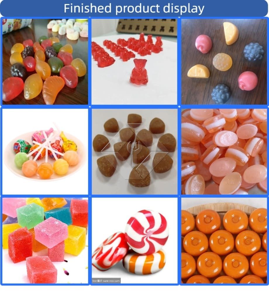 Kleine Gummibärchen-Herstellungsmaschine Gelee-Gummibärchen-Maschinen Kleine Gelee-Bonbon-Produktionsmaschine Kleine Gummibärchen-Herstellungsmaschine Gelee-Gummibärchen-Maschinen Kleine Gelee-Bonbon-Produktionsmaschine