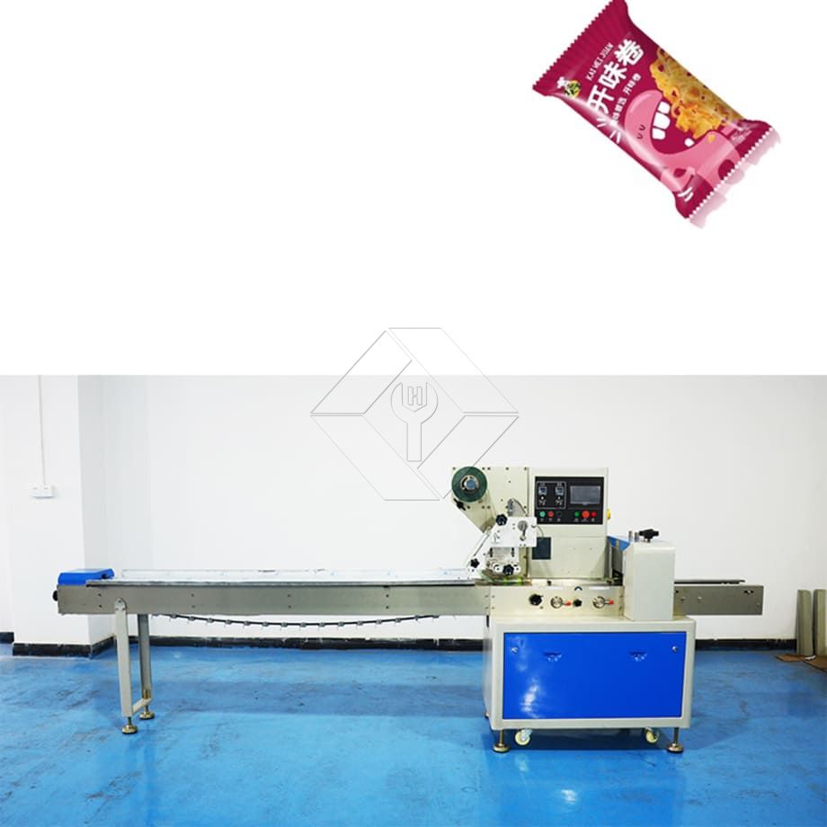 Horizontale Kissen-Räucherstäbchen-Nudeln, die gefrorene Früchte verpacken, Sandwich-Lebensmittelflussverpackungsmaschine
