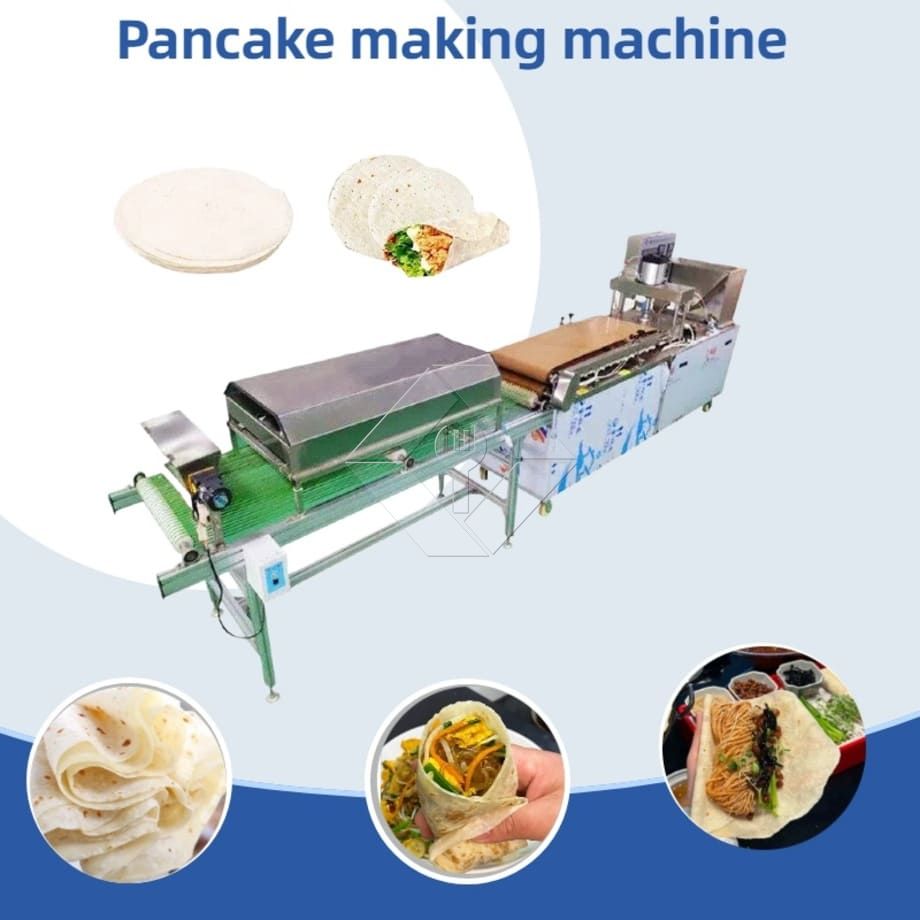 Automatische Pita-Brot-Chapati-Fladenbrot-Pfannkuchen-Roti-Tortilla-Roast-Enten-Pfannkuchen-Lavash-Herstellungsmaschine