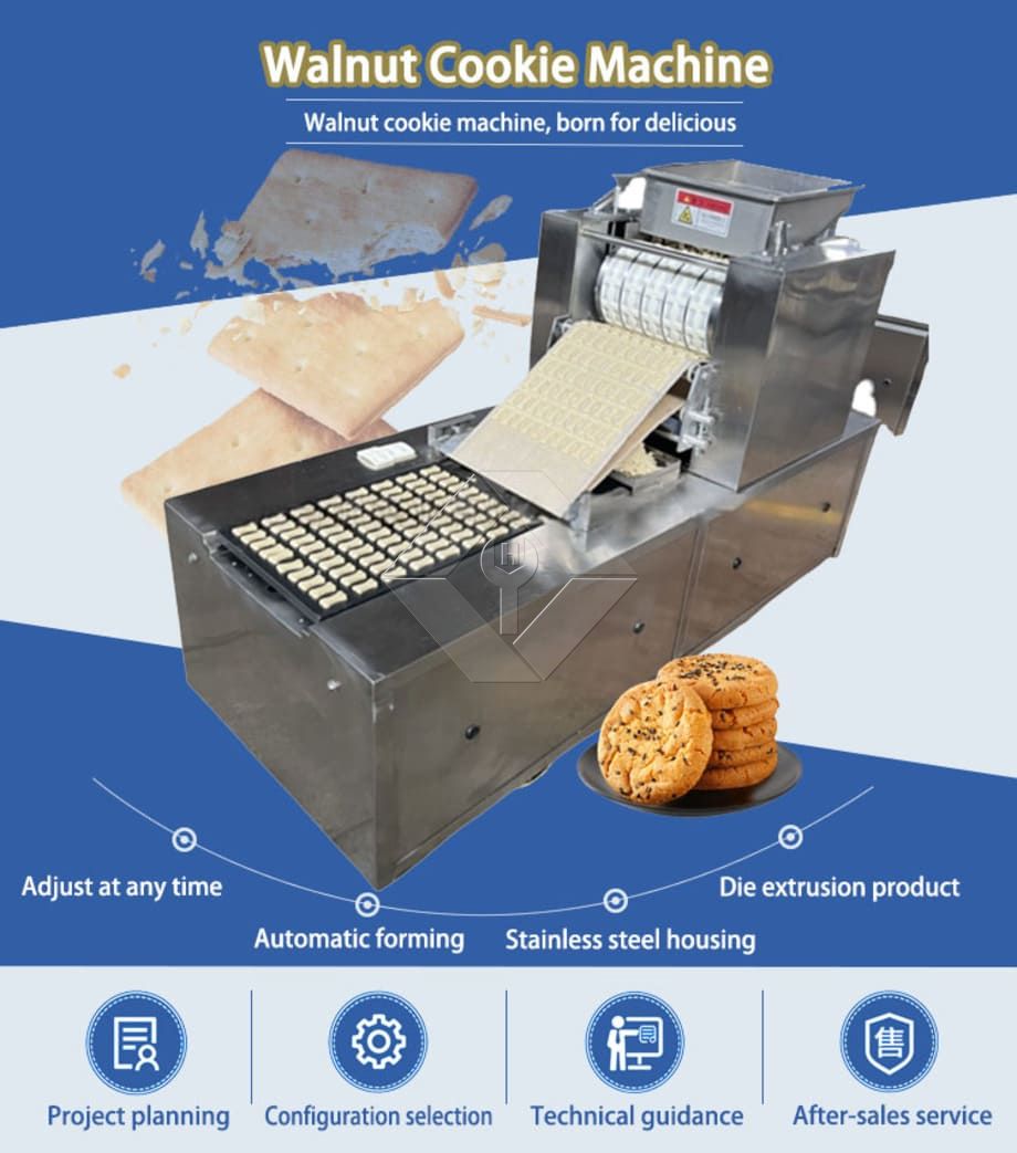 Automatische Keksmaschine, kleine Mini-Elektro-Keksmaschine für weiche und harte Kekse, Pfirsich-Gebäckmaschine, Fabrikpreis
