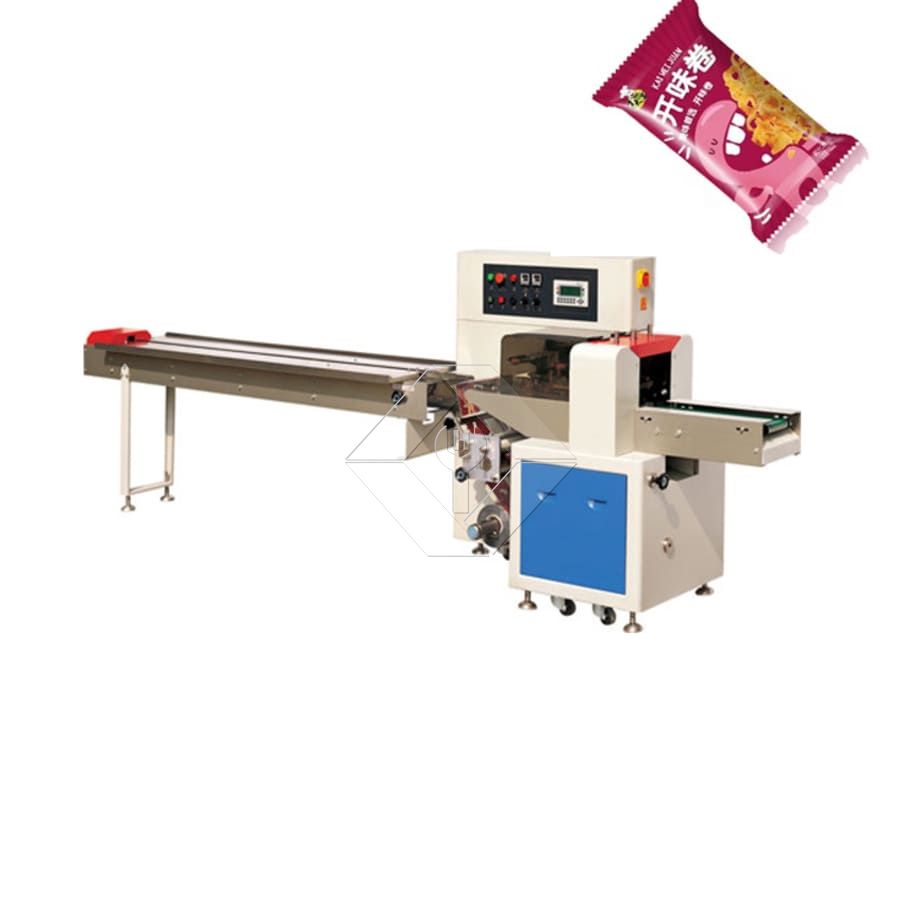 Horizontale Kissen-Räucherstäbchen-Nudeln, die gefrorene Früchte verpacken, Sandwich-Lebensmittelflussverpackungsmaschine
