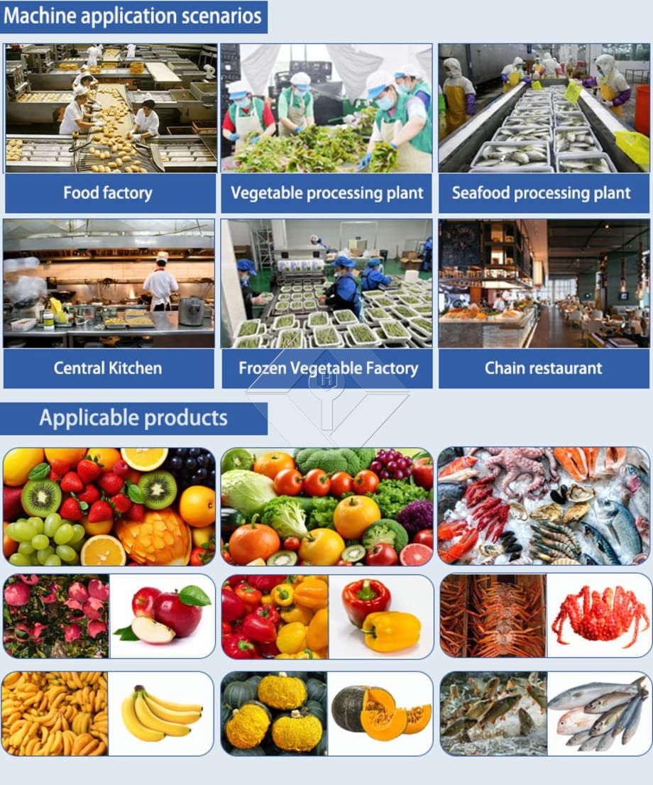 Obst- und Gemüsewaschförderer | Blasenwaschmaschine für eine effiziente Produktreinigung