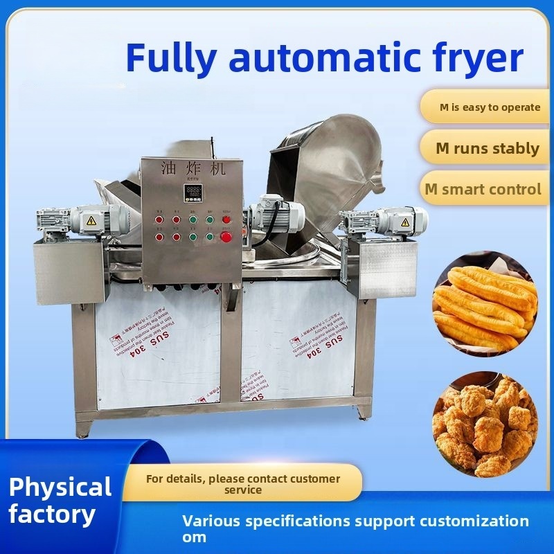 Lieferant für automatisch gebratene Snack-Donuts, Kartoffelchips, gebratene Hähnchenfritteusen