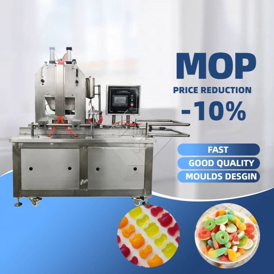 Kleine Gummibärchen-Herstellungsmaschine Gelee-Gummibärchen-Maschinen Kleine Gelee-Bonbon-Produktionsmaschine
